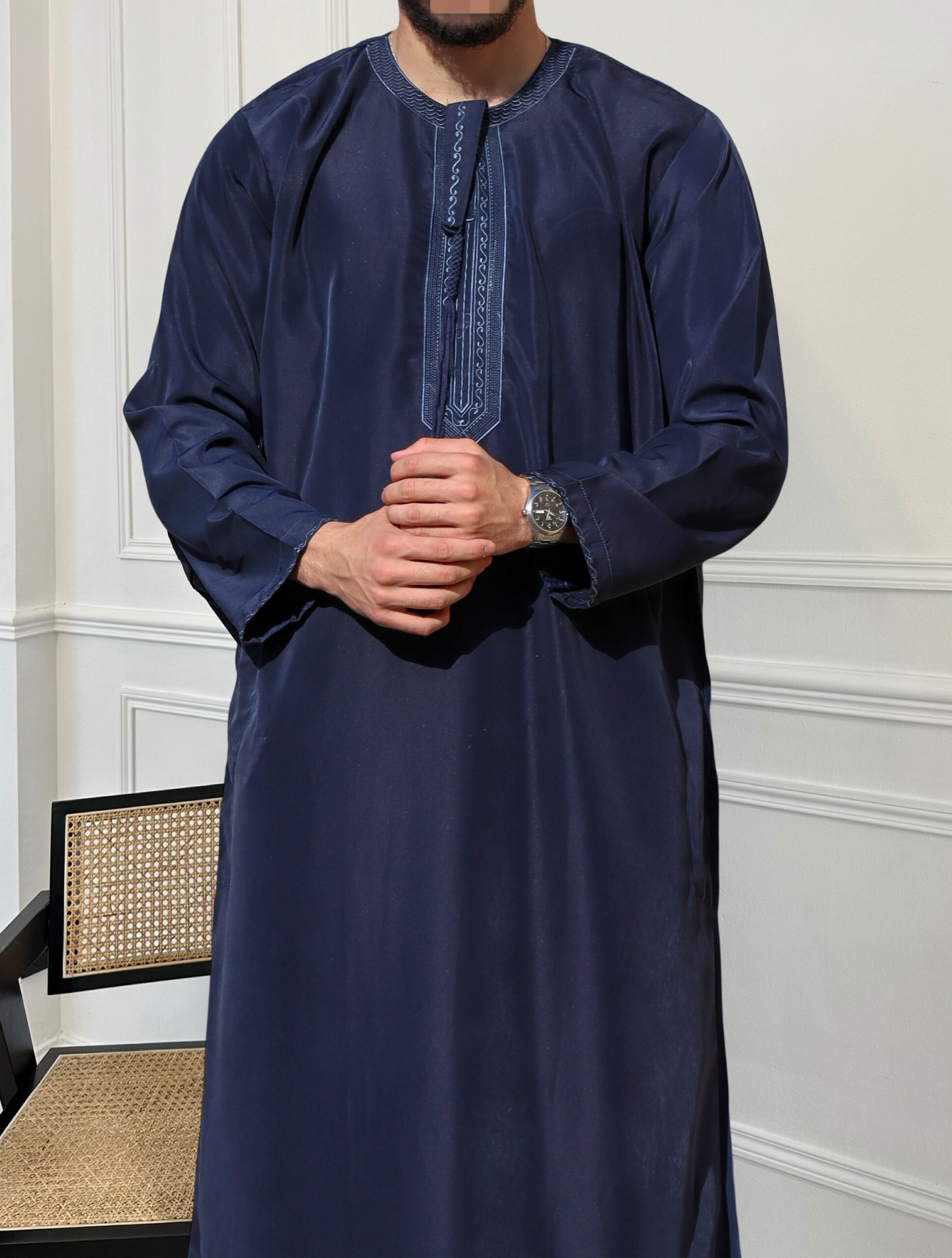 Qamis Emirati - Bleu