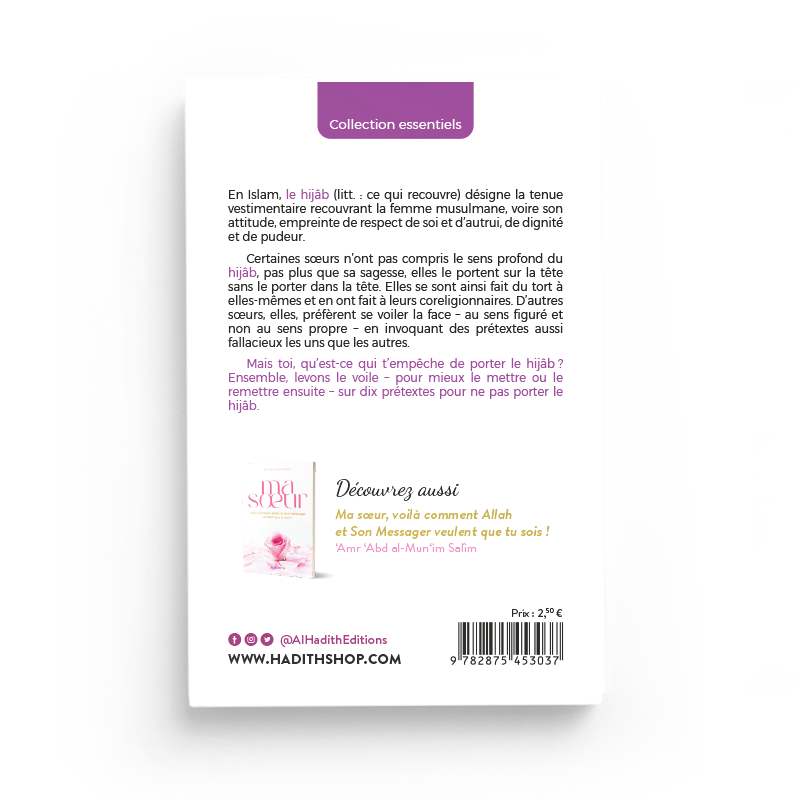 10 prétextes pour ne pas porter le Hijab - livre de poche