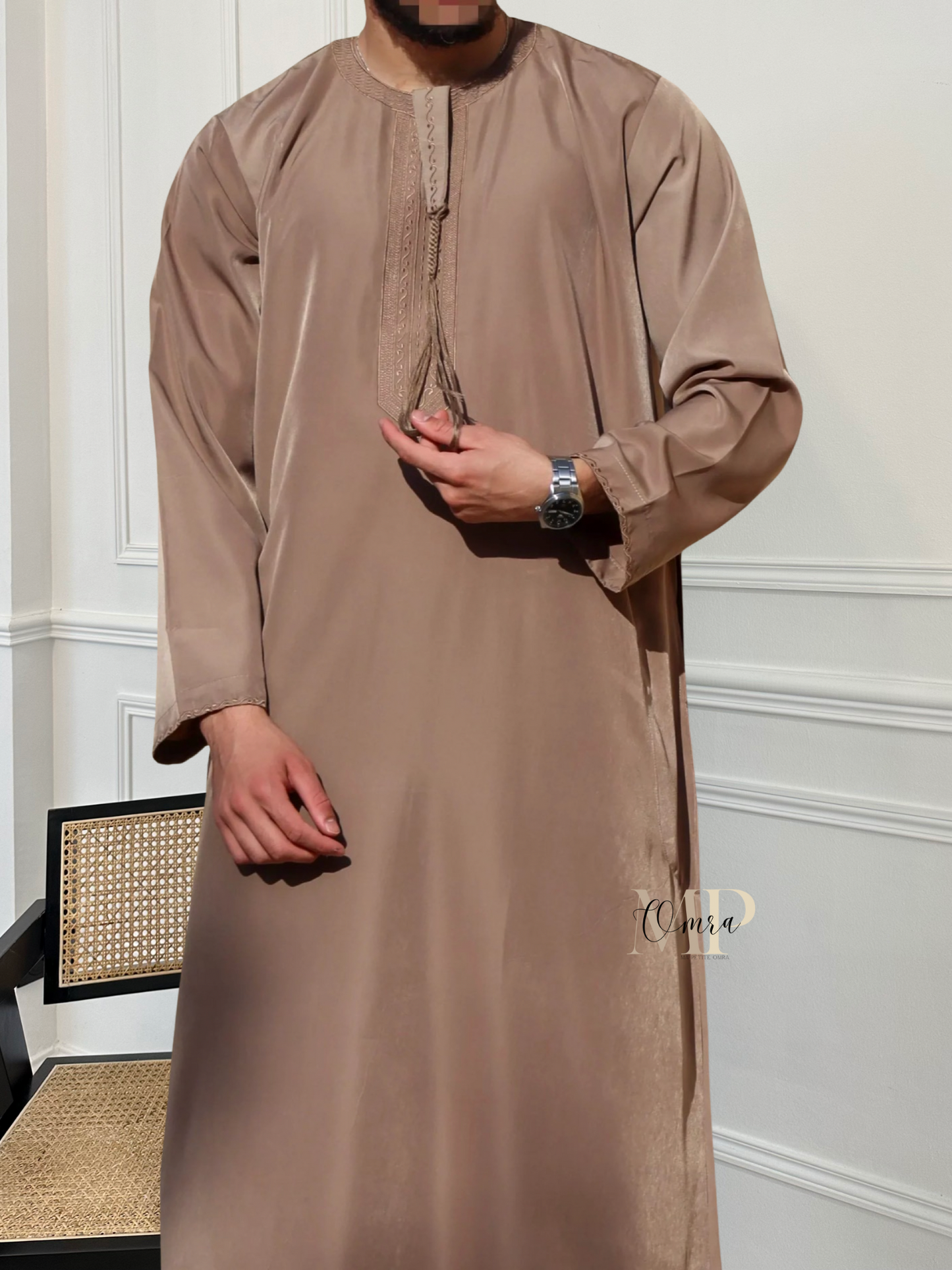 Qamis Emirati - Taupe