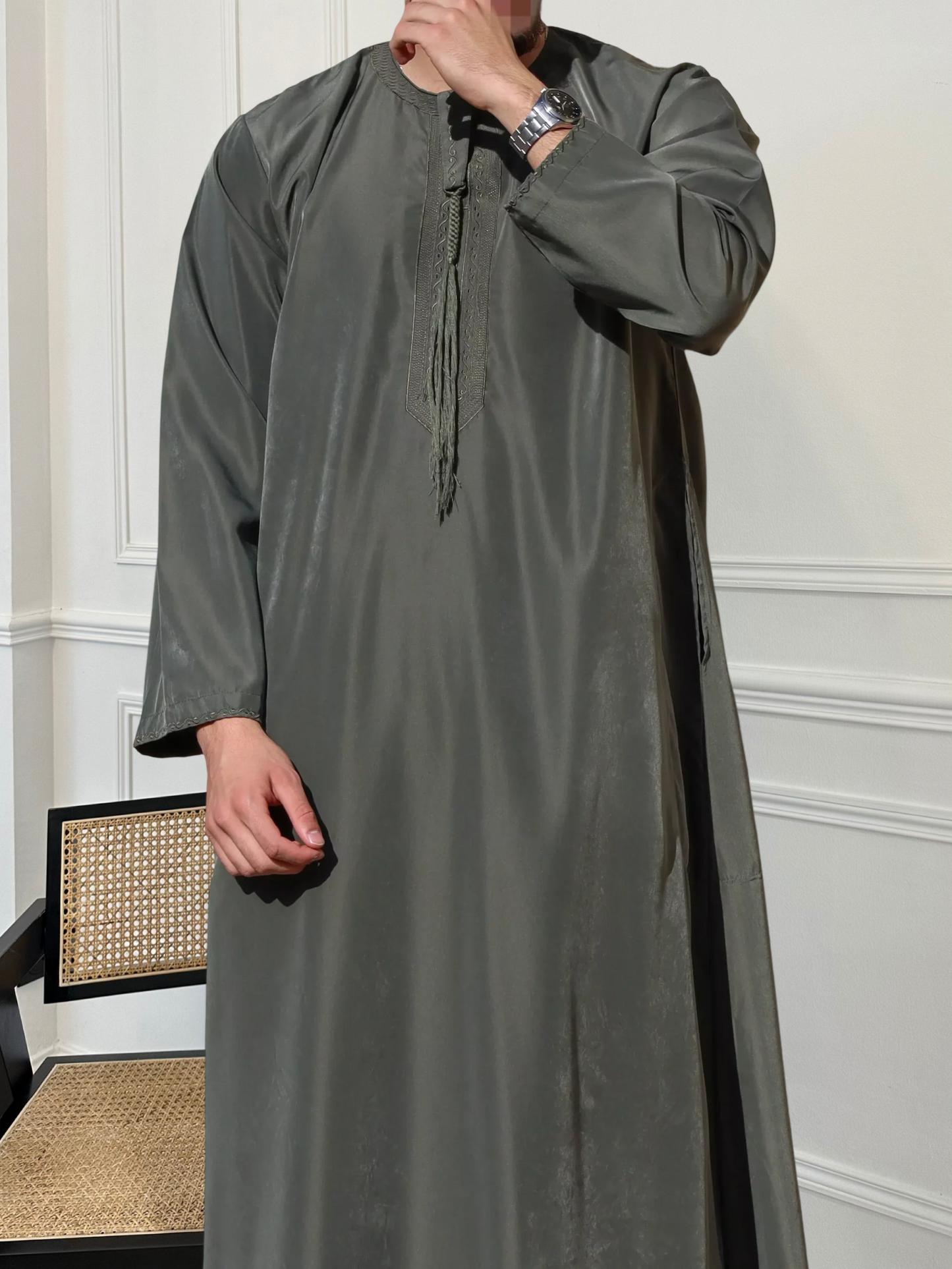 Qamis Emirati - Kaki