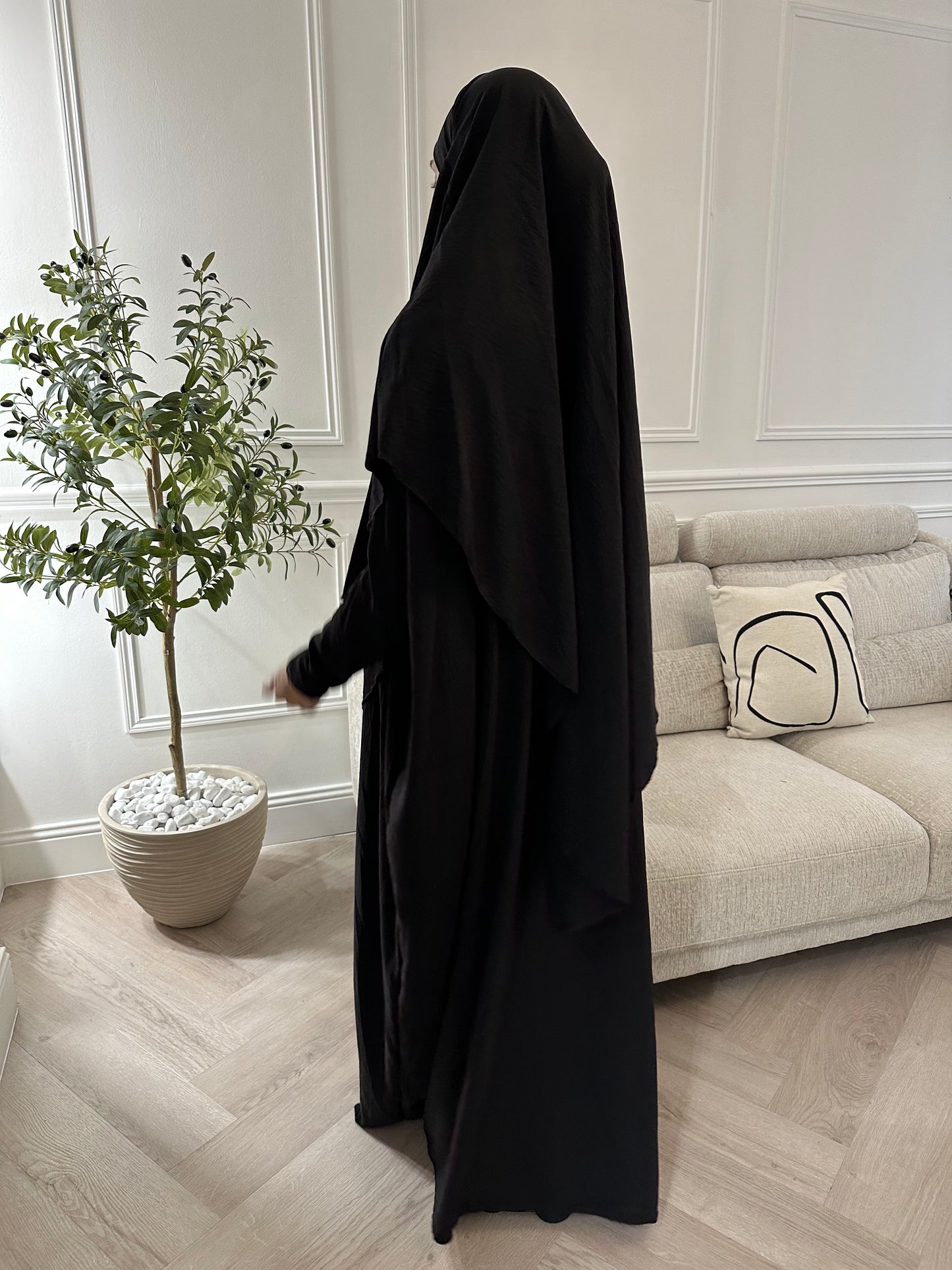 Ensemble Abaya + Khimar - Jazz - Noir