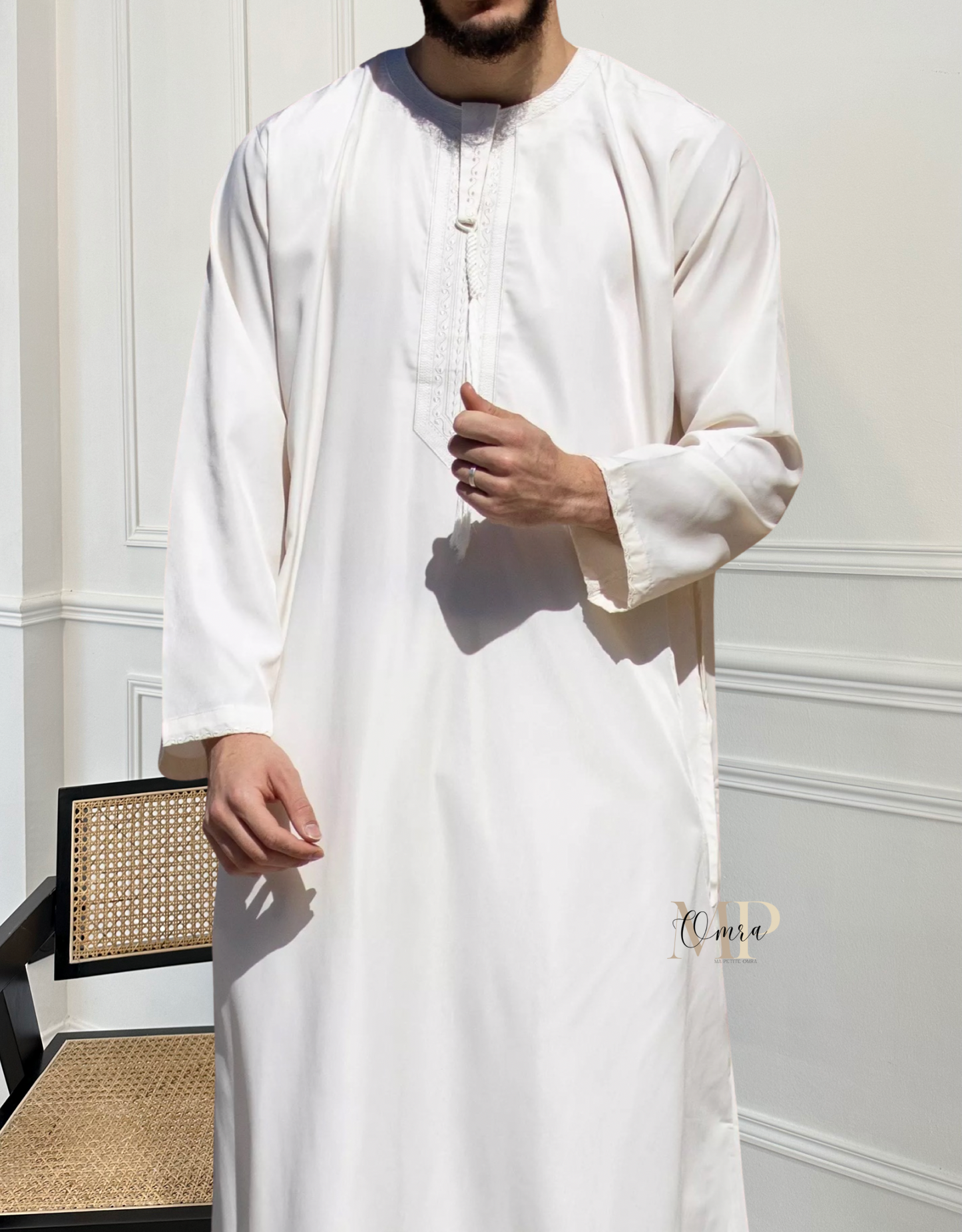 Qamis Emirati - Crème