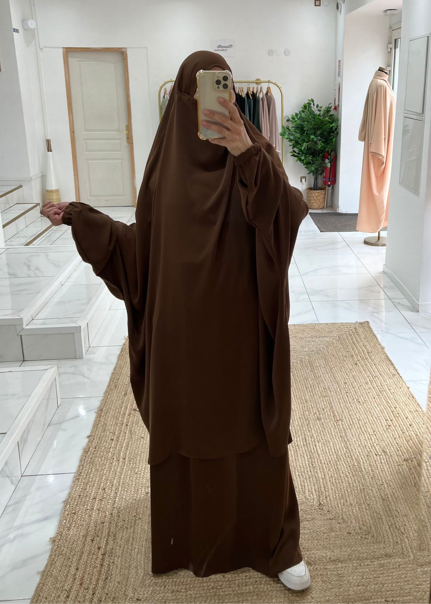 Jilbeb 2 pièces jupe - Chocolat