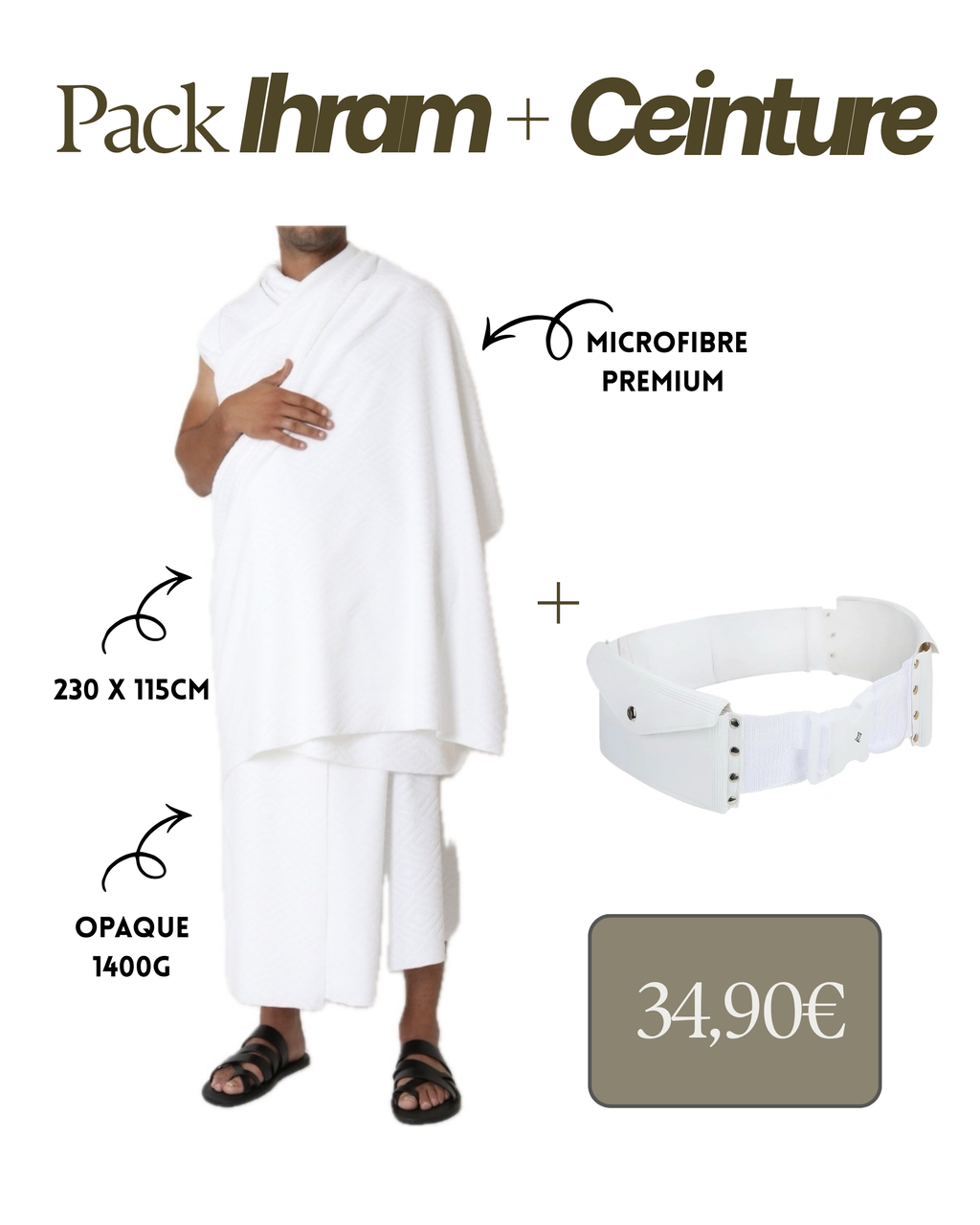 Pack Tenue Irham + Ceinture
