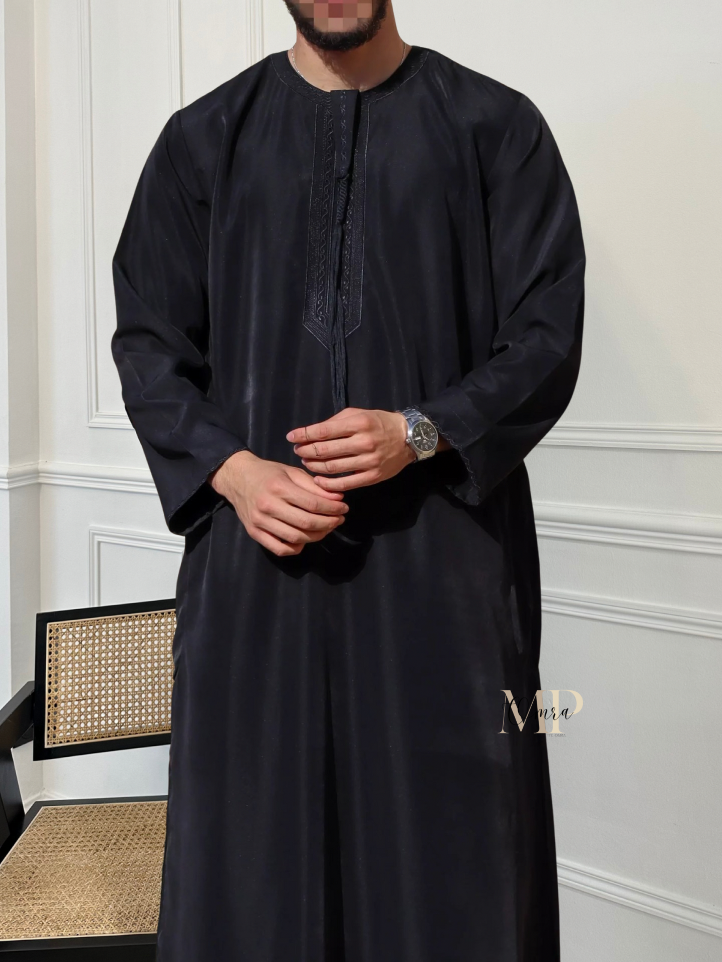 Qamis Emirati - Noir
