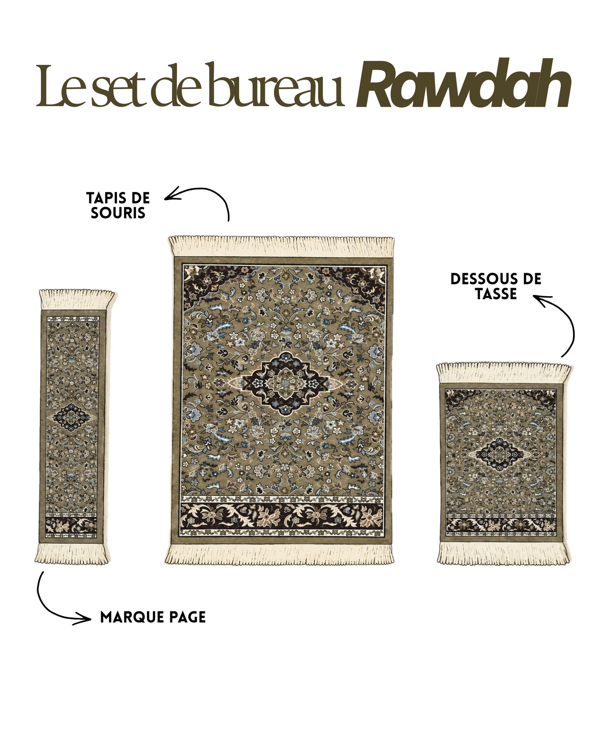 Set Rawdah | Accessoires de bureau
